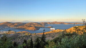 Blick vom Johanneskloster auf die Bucht